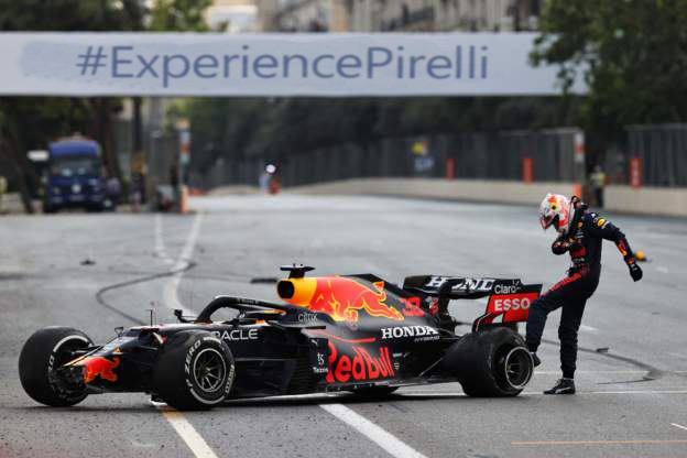 Plantilla de meme Verstappen Tyre Failure