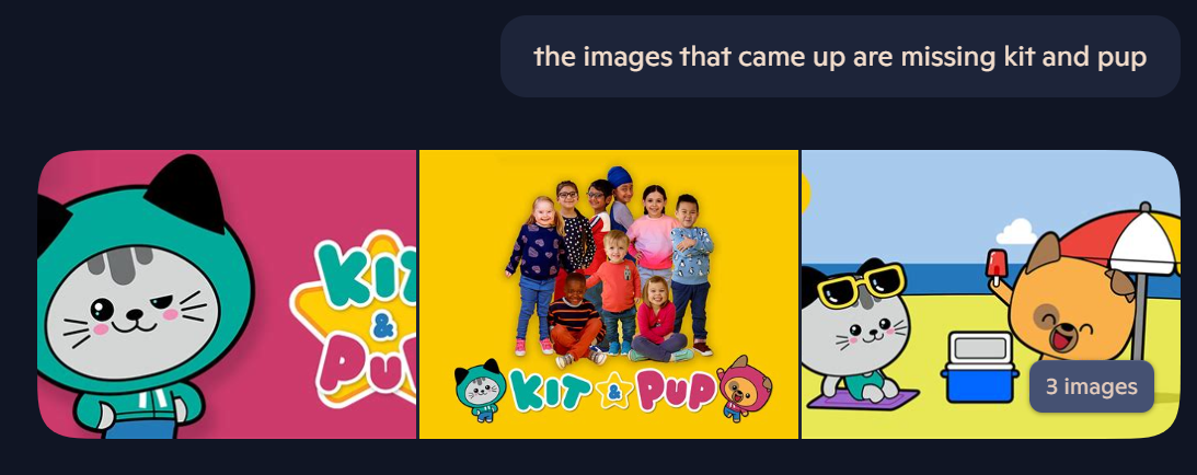 Template meme Very first Kit and Pup meme template