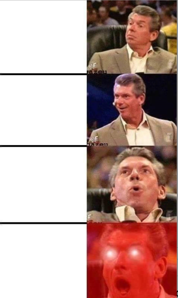 Plantilla de meme Vince Mcmahon