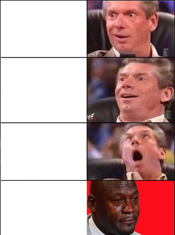Plantilla de meme Vince McMahon Michael Jordan