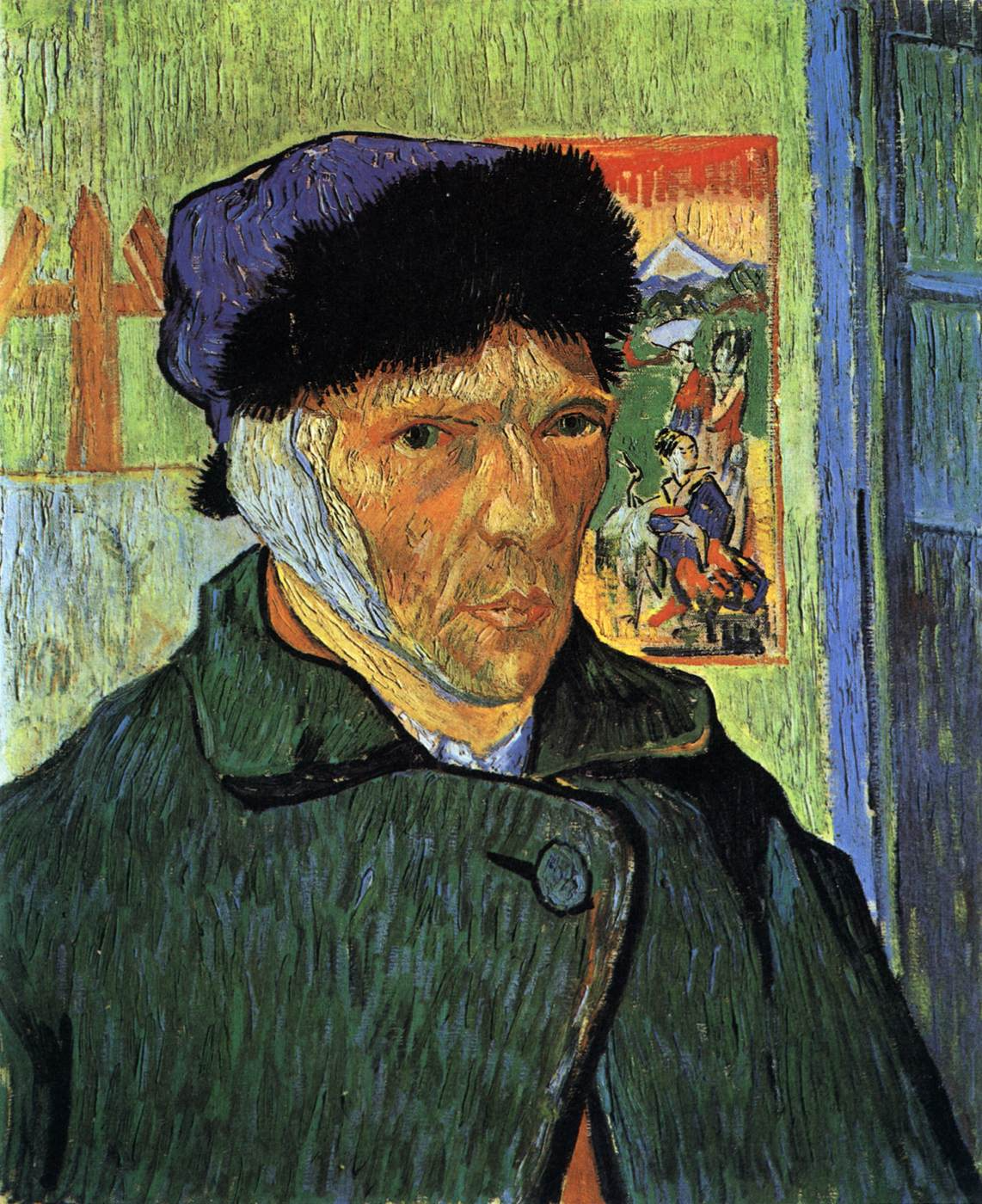 Template meme Vincent Van Gogh ear painting JPP Perry PhD