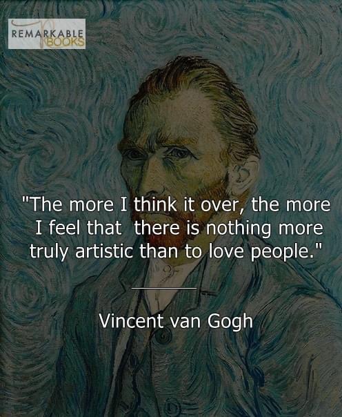 Plantilla de meme Vincent Van Gogh quote