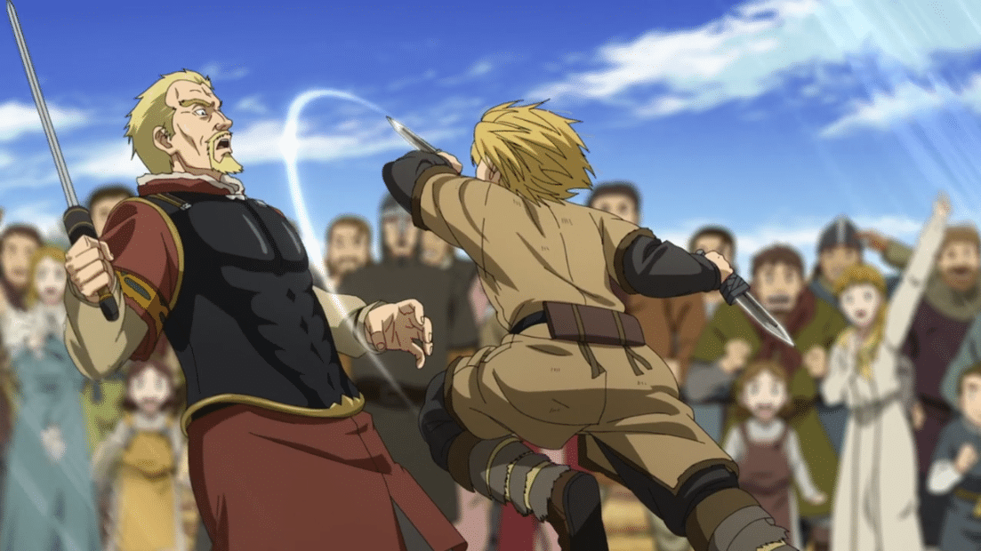 Plantilla de meme Vinland Saga fight