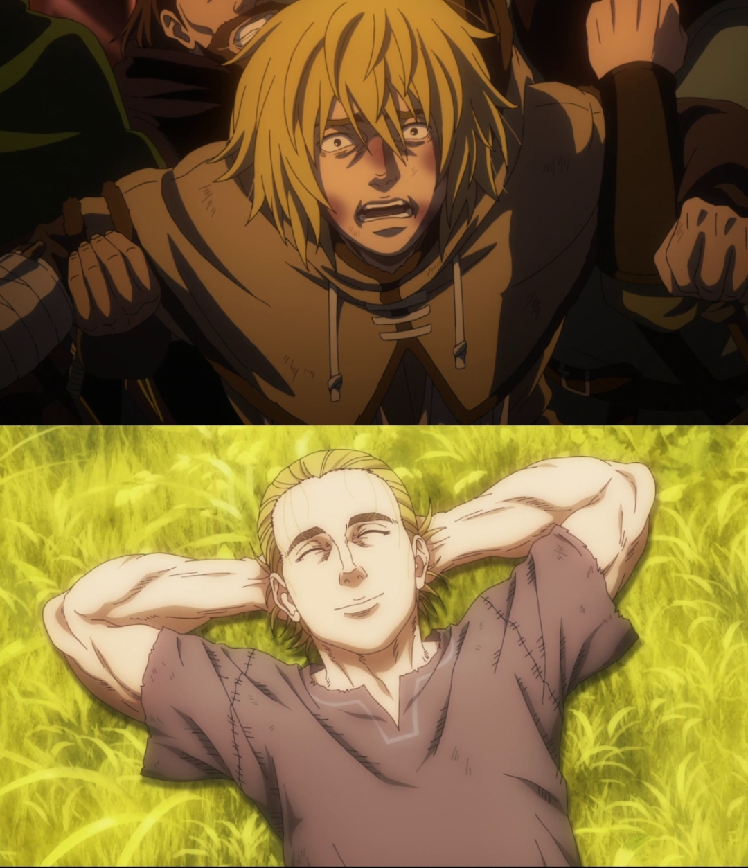 Template meme vinland saga pessimism and optimism