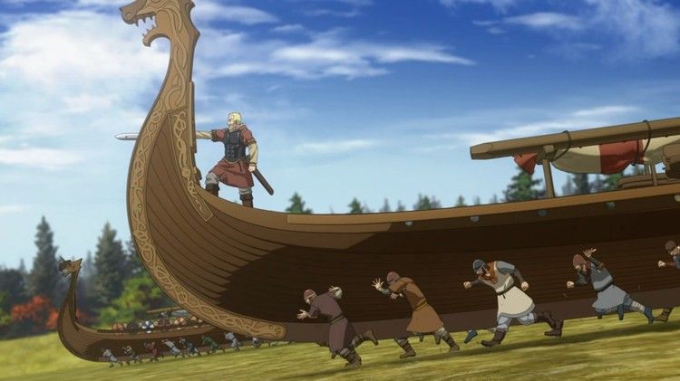 Template meme vinland saga ship carry
