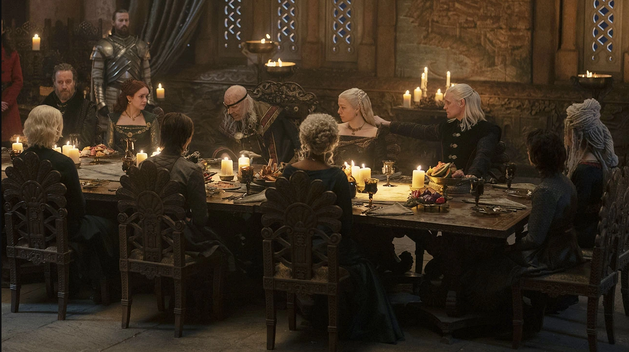 Template meme Viserys Targaryen Last Dinner Table