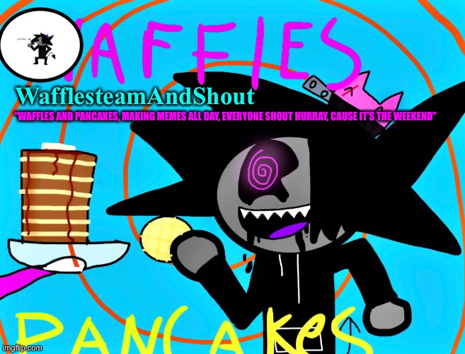 Plantilla de meme Waffles and pancakes temp