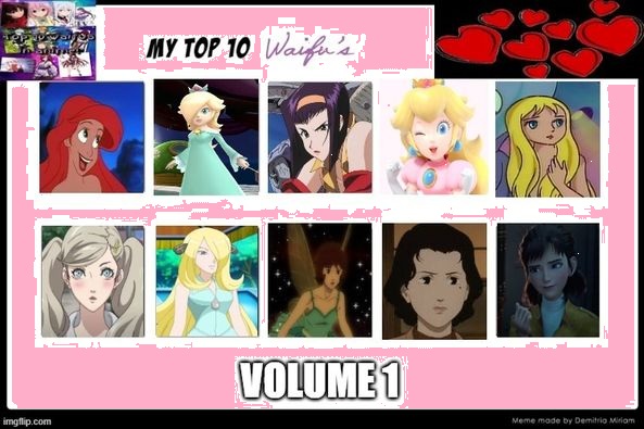 Template meme waifus volume 1