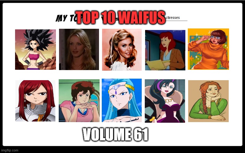 Template meme waifus volume 61