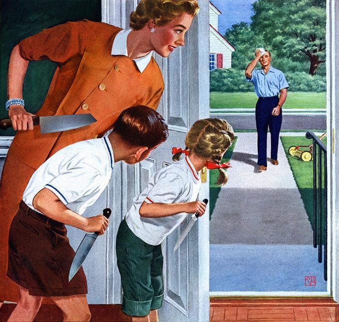 Plantilla de meme waiting for dad