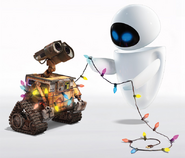 Plantilla de meme Wall-e and Eve