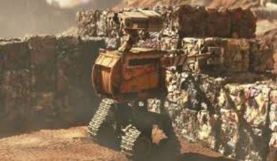 Plantilla de meme wall-e building a wall