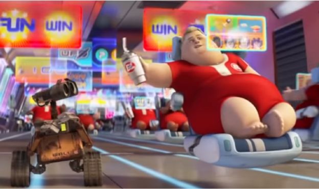 Plantilla de meme Wall E Fat People