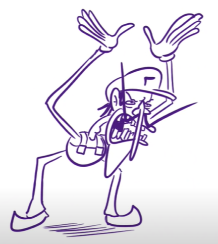 Plantilla de meme Waluigi Angry