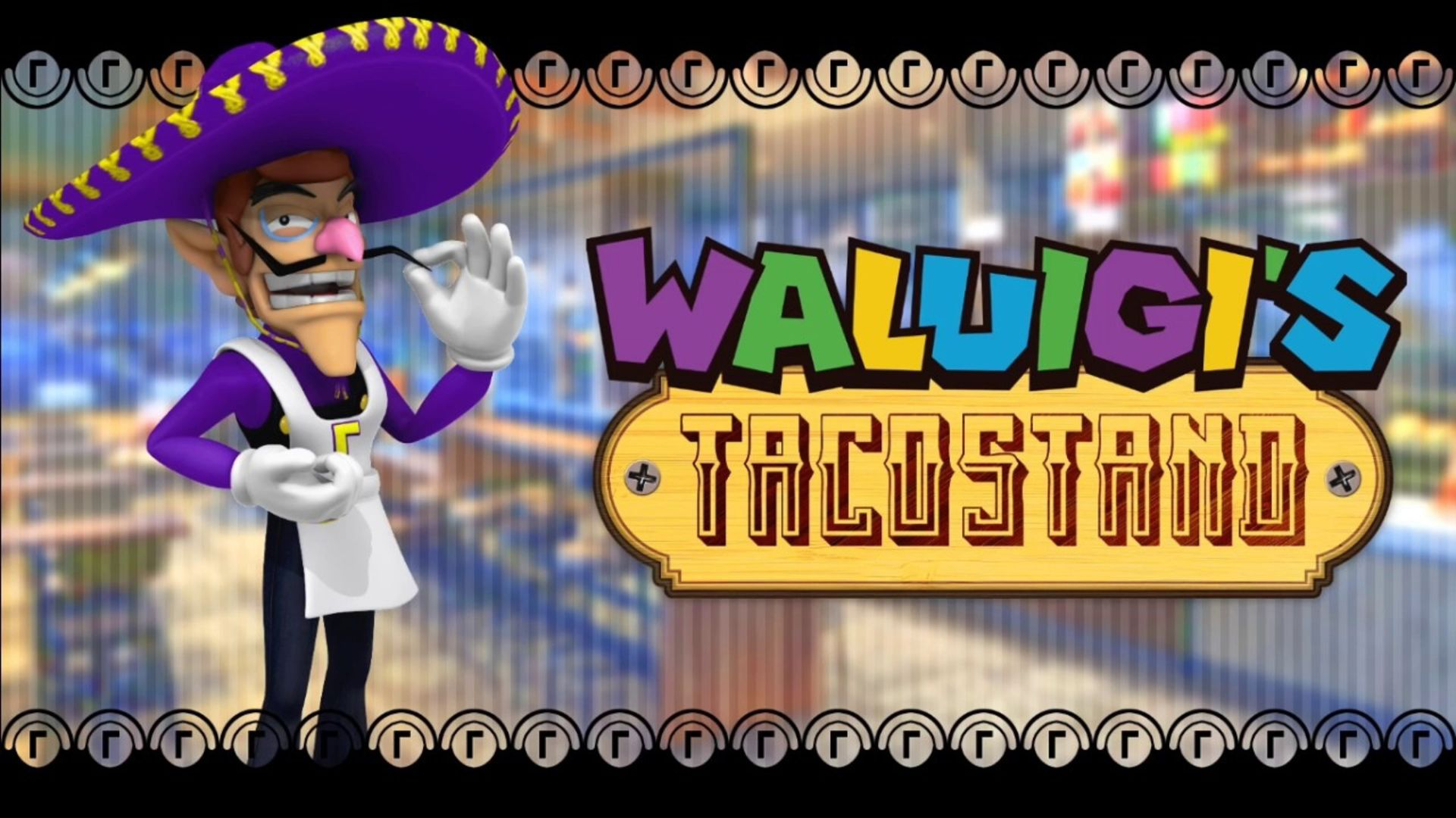 Plantilla de meme Waluigis taco stand