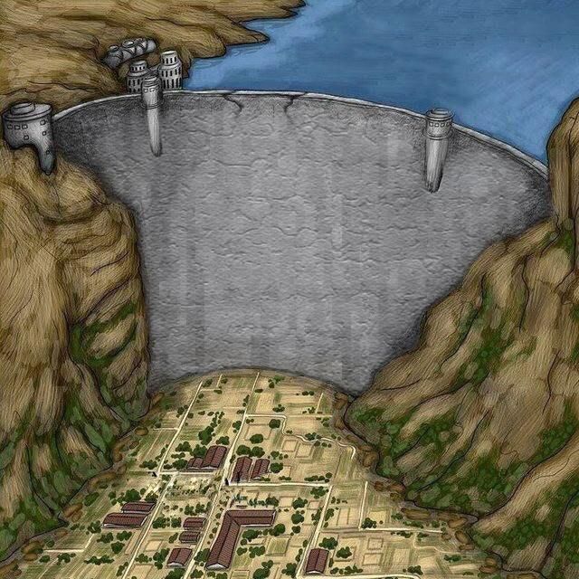 Plantilla de meme Water Dam Meme