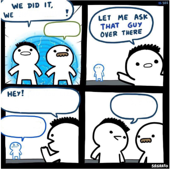 Plantilla de meme we did it, we Xed!
