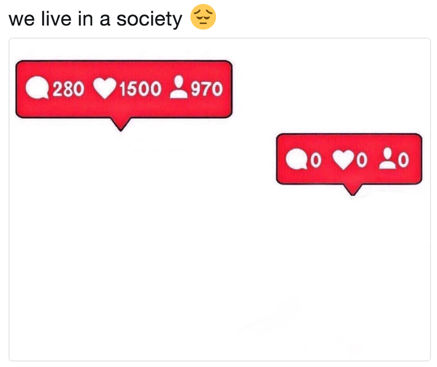 Plantilla de meme we live in a society instagram