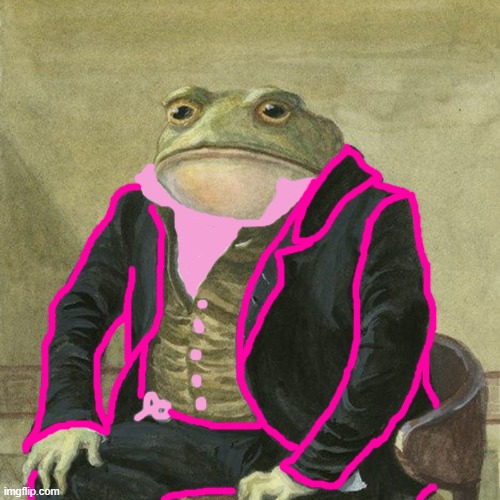 Plantilla de meme Wednesday Frog meme