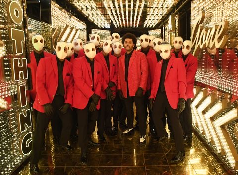 Plantilla de meme Weeknd Halftime Show