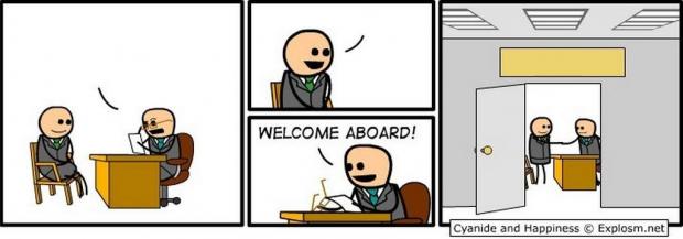 Plantilla de meme Welcome aboard
