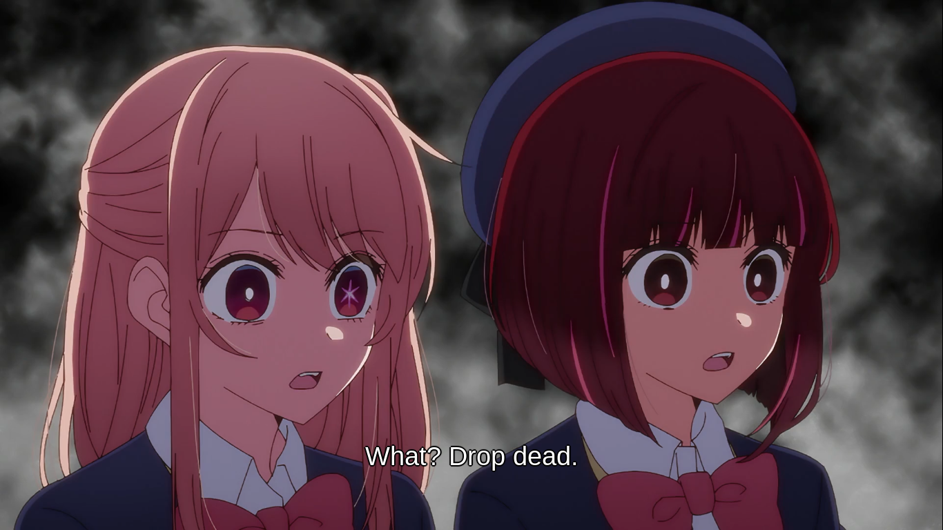 What?  Drop dead. meme template