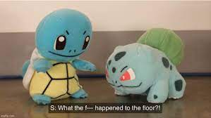 Template meme What the F happened to the floor?