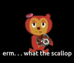 Plantilla de meme What the scallop