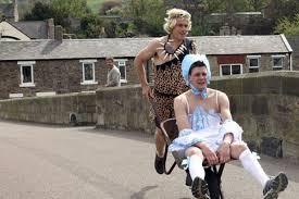Plantilla de meme wheelbarrow race