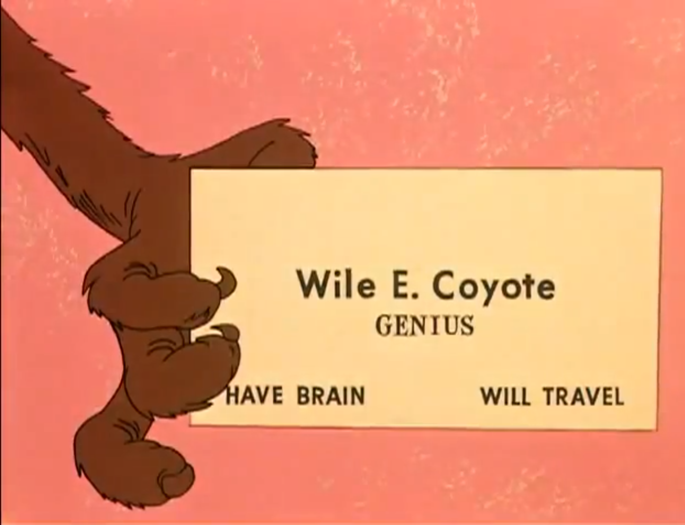 Template meme wile e coyote genius card