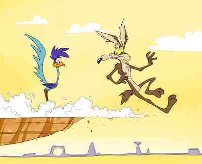 Plantilla de meme Wile E. Coyote roadrunner