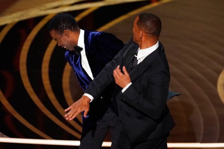 Template meme Will Smith Slap