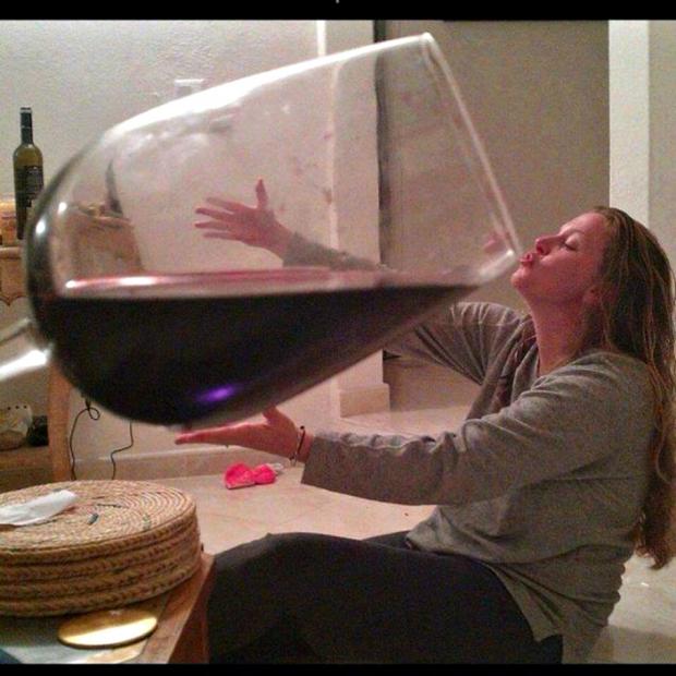 Plantilla de meme Wine Drinker