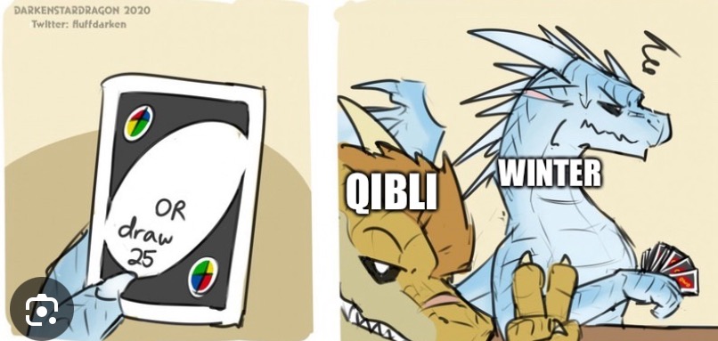 Template meme Winter x quibli the ULTIMATE UNO GAME