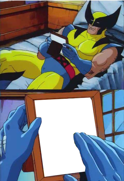 Plantilla de meme Wolverine Remember