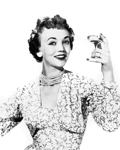 Plantilla de meme Woman Drinking Wine
