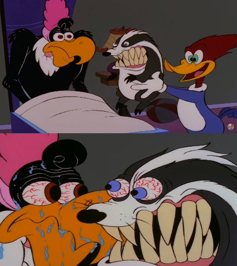 Plantilla de meme Woody Woodpecker Badger