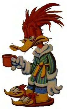 Plantilla de meme Woody woodpecker coffee