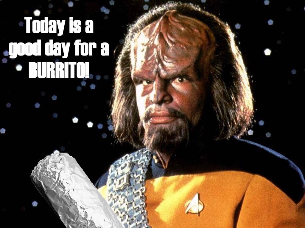 Plantilla de meme Worf Burrito