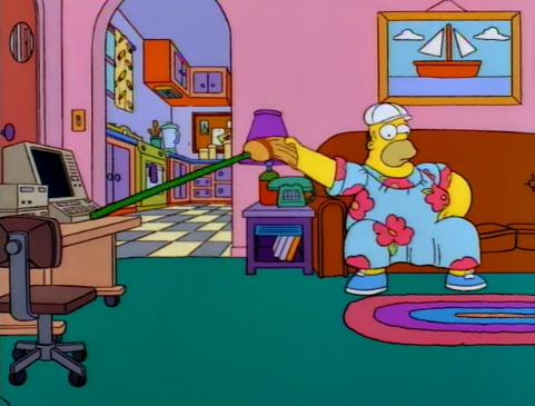 Plantilla de meme Working from Home Homer