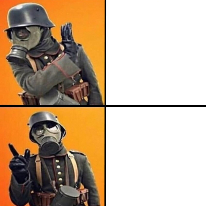 Template meme WWI Stormtrooper