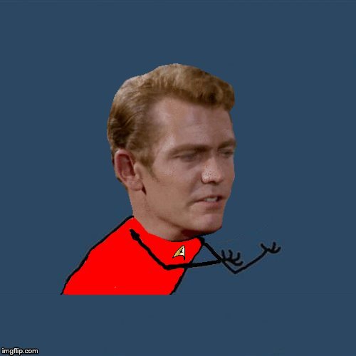 Plantilla de meme y u no redshirt