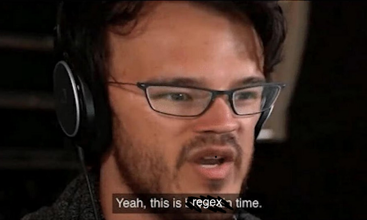 Plantilla de meme Yeah this is regex time
