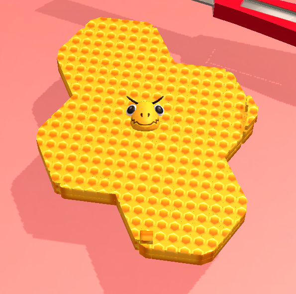 Plantilla de meme Yellow face in honeycomb