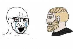 Plantilla de meme Yes Chad