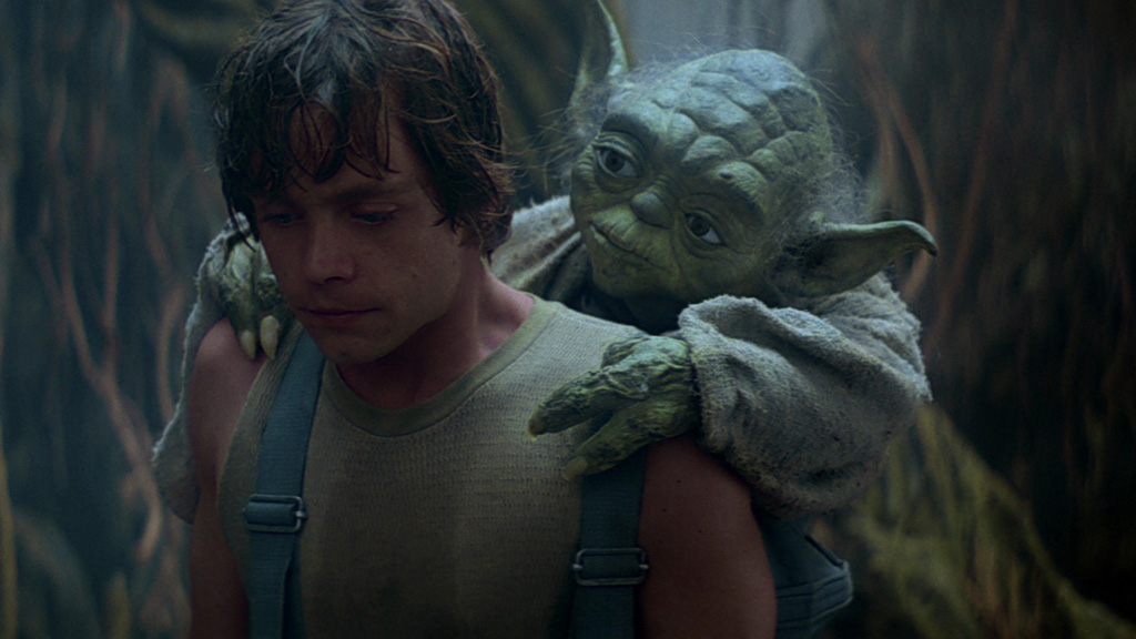 Yoda Backpack meme template