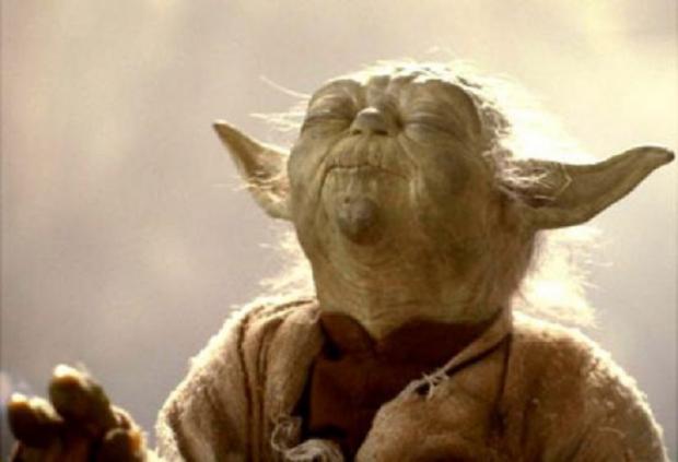 Plantilla de meme yoda smell