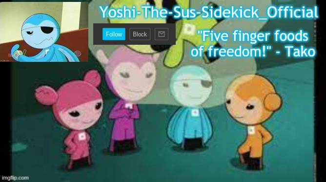 Plantilla de meme Yoshi-The-Sus-Sidekick_Official's Sushi Pack Temp