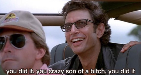 Plantilla de meme You Did It (Jurassic Park)
