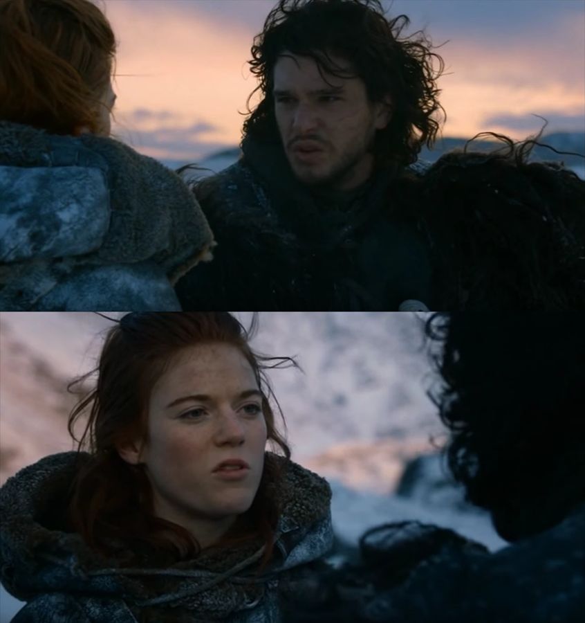 Plantilla de meme you know nothing jon snow ygritte